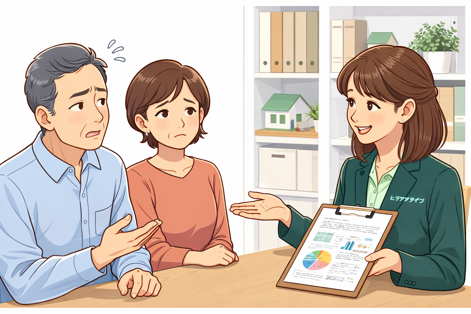 美濃加茂市ヒラヤズライフクロネコハウス商談の様子